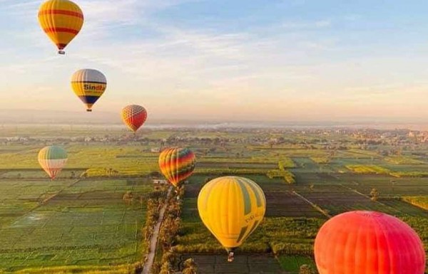 Luxor Hot Air Balloon Adventure Soaring Through the Egyptian Open Air Museum